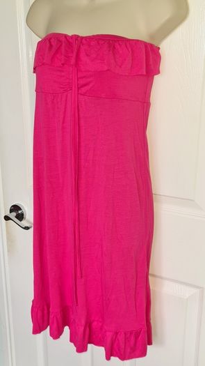 NWT Shocking Pink Beach Dress from Oasis size Medium (12)
