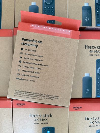 Amazon Fire TV Stick 4k (WiFi 6)New Model Brand New Sealed
