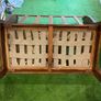 Vintage Hardwood Settee Frame Image 4