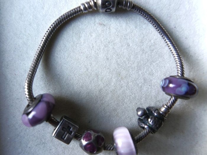 Pandora Charm Bracelet with Assorted Beads