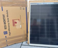 120W 12V Solar Panel for Camper Boat Shed or any other off the grid installations
