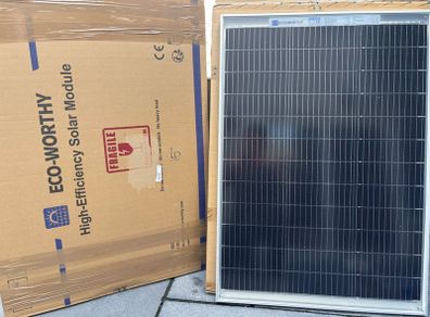 120W 12V Bi Facial solar panel with controller for camper and all other 12V installations