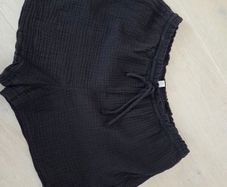 Black Muslin Shorts (M)