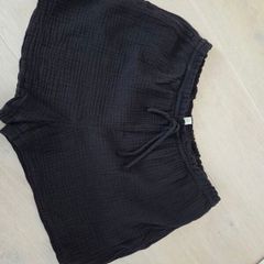 Black Muslin Shorts (M)