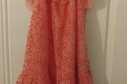 Pale pink net Girls dress age 6-7