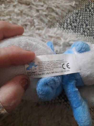 small plush smurf
