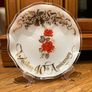 Vintage Anniversary Glass Plate Image 2