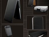 WHOLESALE 10 New Stylish Grip Flip Leather Case Cover Fits Apple Iphone 4s & 4