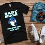 Baby shark t-shirt brother shark t-shirt daddy shark t-shirt mommy shark t-shirt birthday shark t-shirts Image 2