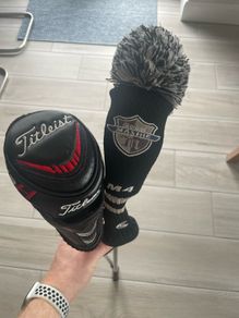 Left Hand Titleist and Cleveland Hybrid LH