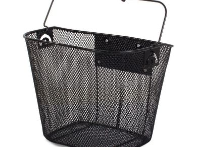 New Large Metal Bike Cycle Basket 6kg Capacity Universal Waterproof Click #1450