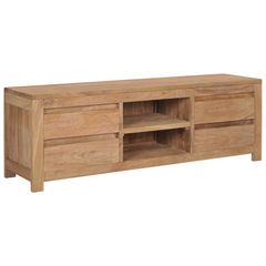 TV Cabinet 120x30x40 cm Solid Teak Wood