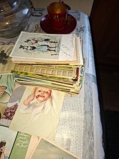 Large Collection of Old postcards Over 150 used