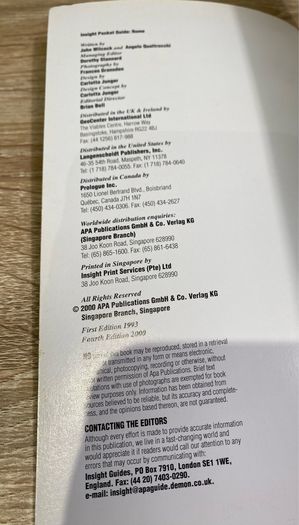 Insight Pocket Guide Rome