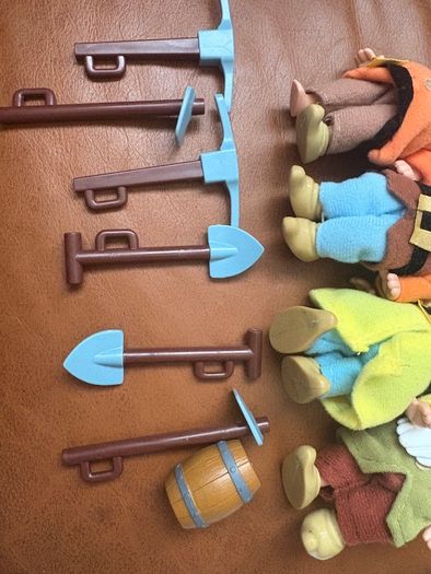 2009 Snow White & The Seven Dwarfs Rare 4.5 Inches Figures Full Set Of 7 Vintage Simba