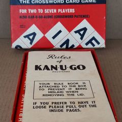 Vintage Kan-U-Go ( The Crossword Card Game