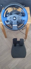 Steering wheel and pedals