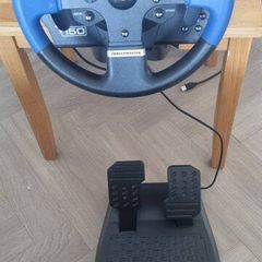 Steering wheel and pedals