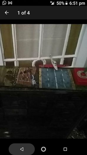 Vintage Plane Tin Toy