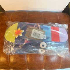BNWT Boden flower/stripe flip flops
