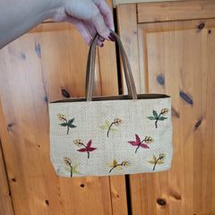 Fossil Straw Handbag
