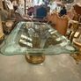Old glass topped gilt table Image 6