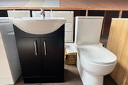 Brand New Black Vanity Unit &amp; Back To Wall Toilet