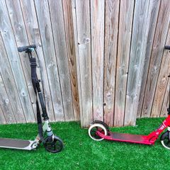 TWO OXELO MID 9 Scooters, Very Good Condition
