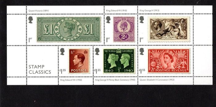2019 Great Britain Royal Mail Miniature Sheets Pack with all miniature sheets issue in the year Mint Never Hinged (MNH)