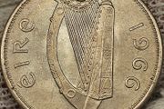 Ireland 1966 6d Sixpence Beautiful Uncirculated Lustrous