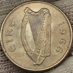Ireland 1966 6d Sixpence Beautiful Uncirculated Lustrous