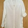 ZARA TRAFALUC Cotton Shirt Side-Laced White Image 3