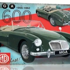 MG Car Advert ; Metal Sign