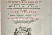 (1714) Opera &amp; Pitisci Commentary. In exceptional, beautifully preserved contemporary full vellum with original gilded leather spine labels.