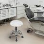 Ergonomic Rolling Work Stool Adjustable Seat Image 3