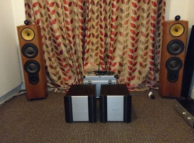 Classe Cam350 two mono amplifiers stereo system hifi audio
