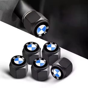 4pcs Black BMW Car Metal Logo Wheel Valve Caps Tire Dust Cover For BMW 1 2 3 4 5 6 7 Series X1 X3 X4 X5 X6 X2 X7 F10 F15 F16 F20 F30 M E36 E46