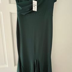New Quiz Bottle Green Maxi Dress