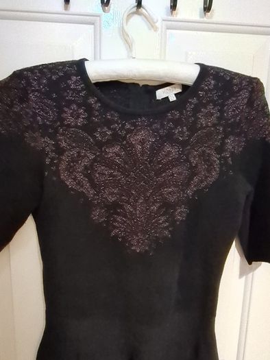 Hobbs Peplum silk cashmere cotton jumper