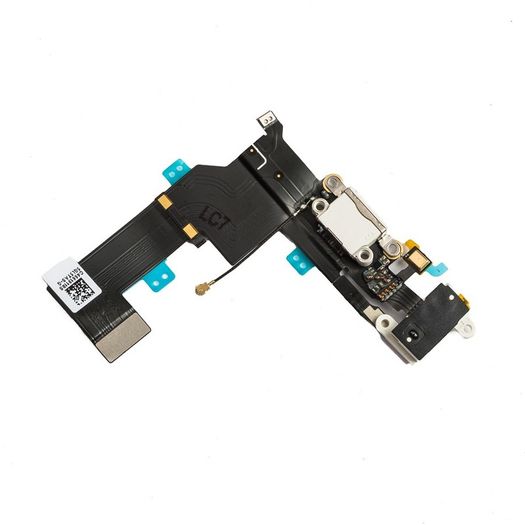 iPhone SE Replacement Charging Dock Port Connector Flex Cable and Mic White