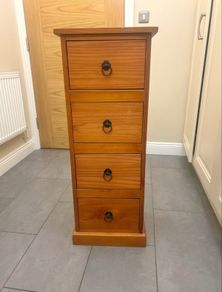 Wooden tallboy