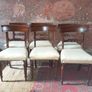 Set of 6 George IV antique Dining Chairs Image 2