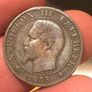 France 5 centimes 1855 BB with anchor Image 3