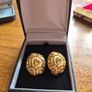 Vintage Gold and Black Tone Earrings Image 2