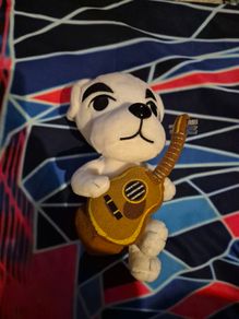 Animal Crossing New Leaf KK Slider Stuffed Plush Toy Sitting Guitar PRE-OWNED