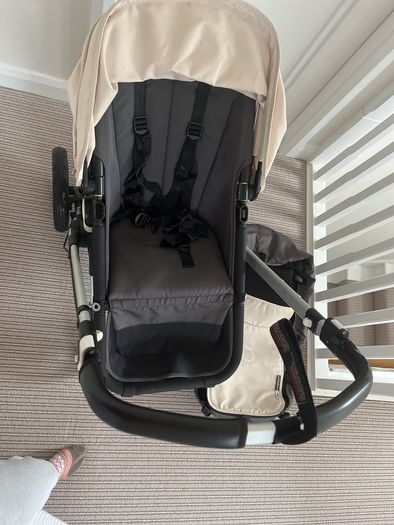 bugaboo stroller and bassinet in excellent condition
