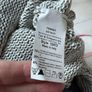 Luxury Italian designer Transit knit jumper/top in cotton and linen with a two tone colour scheme in off white and olive green brand new Image 4