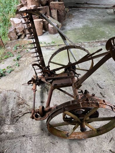 Vintage Pierce Horse-Drawn Finger Bar Mower