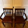 Teak Mid-Century Solid Wood Chairs x 8 Image 3