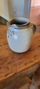 Stoneware pitcher